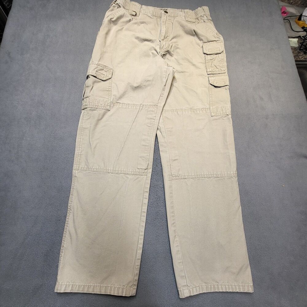 511 Tactical Stryke Pants Mens 33x31 Tan 74251 Cargo Canvas Elastic Waist